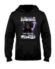 Dachshund - Better pray I don't get up Hooded Sweatshirt tile