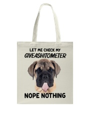 Bullmastiff - Nope nothing Tote Bag tile