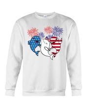 I love dolphins Crewneck Sweatshirt tile