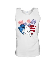 I love dolphins Unisex Tank tile