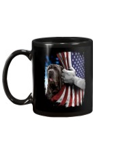 Neapolitan Mastiff American Flag Mug tile