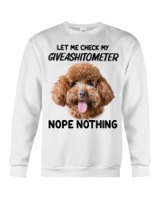 Poodle - Nope nothing Crewneck Sweatshirt tile