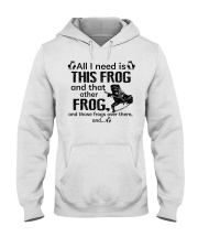 I love frogs Hooded Sweatshirt front