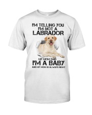 I'm a labrador baby 1 Classic T-Shirt tile