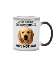 Golden retriver - Nope nothing Color Changing Mug tile