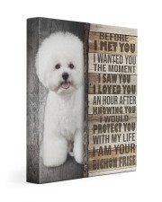 Bichon Frise - Before I met you 11x14 Gallery Wrapped Canvas Prints front