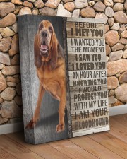 Bloodhound - Before I met you 11x14 Gallery Wrapped Canvas Prints aos-canvas-pgw-11x14-lifestyle-front-18