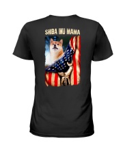 Shiba Inu mama Ladies T-Shirt tile