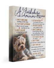 Yorkshire Terrier - Signs from heaven 11x14 Gallery Wrapped Canvas Prints front