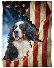 Beautiful Bernese Mountain Large Fleece Blanket - 60" x 80" front