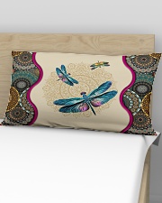 Dragonfly - I'll always be with you Rectangular Pillowcase aos-pillow-rectangular-front-lifestyle-02