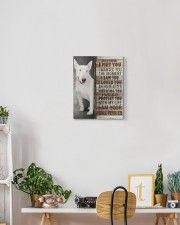 Bull Terrier - Before I met you 11x14 Gallery Wrapped Canvas Prints aos-canvas-pgw-11x14-lifestyle-front-03