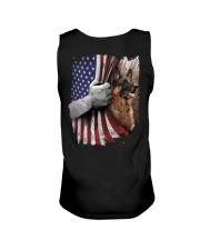 American German shepherd - Back print Unisex Tank tile