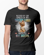 Yorkshire terrier - I'm protected by my Yorkshire Classic T-Shirt lifestyle-mens-crewneck-front-13