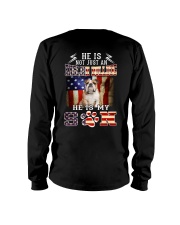 English Bulldog - He is my son - Back print Long Sleeve Tee tile