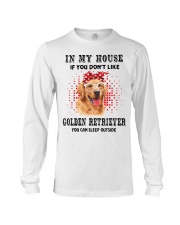 Golden retriever - My house my rule Long Sleeve Tee tile