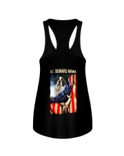 St Bernard mama Ladies Flowy Tank tile