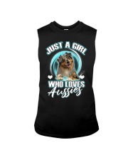Just a girl who loves aussies Sleeveless Tee tile