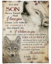 To my son - Never forget that I love you Large Fleece Blanket - 60" x 80" front