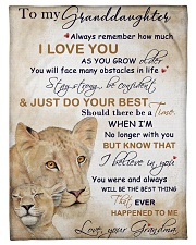 Nana to my granddaughter - I love you so much Small Fleece Blanket - 30" x 40" front