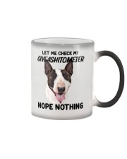 Bull Terrier - Nope nothing Color Changing Mug tile