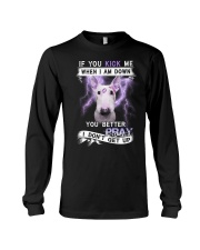 Bull terrier - Better pray I don't get up Long Sleeve Tee tile