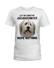 Old English Sheepdog - Nope nothing Ladies T-Shirt tile
