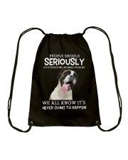 People should stop expecting normal from me Drawstring Bag tile