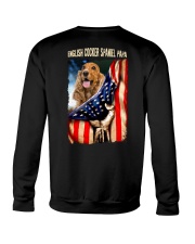 English Cocker Spaniel papa Crewneck Sweatshirt tile