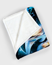 Dolphins are always in my heart Large Fleece Blanket - 60" x 80" aos-coral-fleece-blanket-60x80-lifestyle-front-08