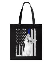 Chihuahua flag back print 6 Tote Bag tile
