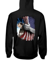Miniature Schnauzer American Flag Hooded Sweatshirt tile