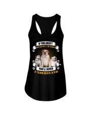 Not owned by a English Bulldog won't understand Ladies Flowy Tank tile
