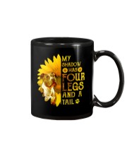 Pit bull - My shadow Mug tile