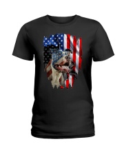 American Pit Bull - Frontprint Ladies T-Shirt tile