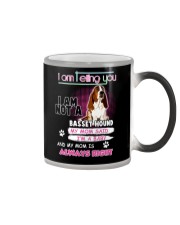 I'm not a basset hound Color Changing Mug tile