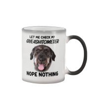 Giant Schnauzer - Nope nothing Color Changing Mug tile