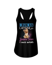 Yorkshire terrier - I run on caffeine Ladies Flowy Tank tile