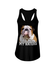 To all my haters Ladies Flowy Tank tile