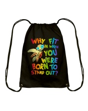 You were born to stand out Drawstring Bag tile