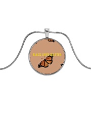 BLM Jewelry Metallic Circle Necklace front