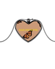 BLM Jewelry Metallic Heart Necklace thumbnail