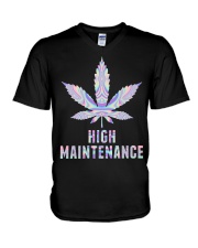 Weed High V-Neck T-Shirt thumbnail