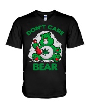 Dont Care Bear V-Neck T-Shirt thumbnail