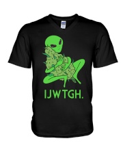 Weed Lover V-Neck T-Shirt thumbnail