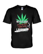 Weed Lover V-Neck T-Shirt thumbnail