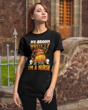 My Broom Broke So Now I'm A Nurse Halloween Shirt Classic T-Shirt apparel-classic-tshirt-lifestyle-06