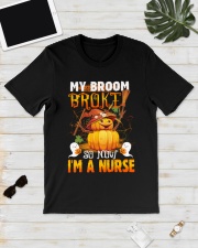My Broom Broke So Now I'm A Nurse Halloween Shirt Classic T-Shirt lifestyle-mens-crewneck-front-17