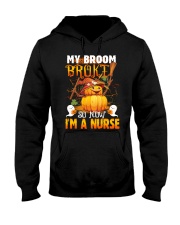 My Broom Broke So Now I'm A Nurse Halloween Shirt Hooded Sweatshirt thumbnail