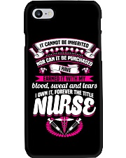I Have Earned It Nurse Shirt Phone Case tile